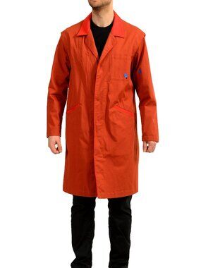 Scuderia Ferrari Men's Brick Red Trench Coat US M IT 50